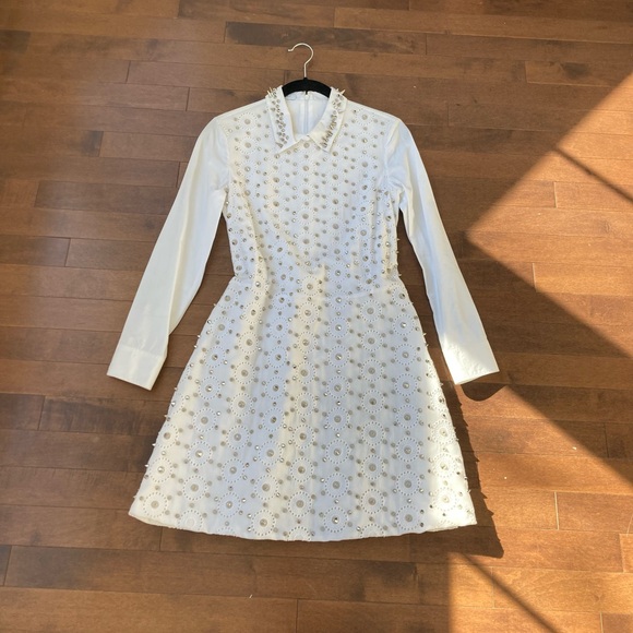 Authentic Viktor & Rolf White Studded Spike Dress - Picture 8 of 10